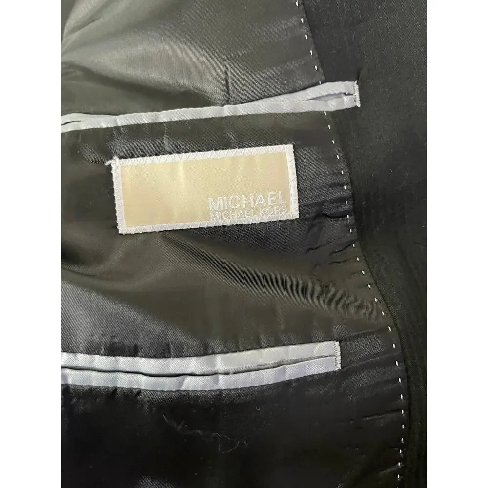 Michael Kors Men’s Black 2-Button Sport Coat Blazer Jacket See measurements